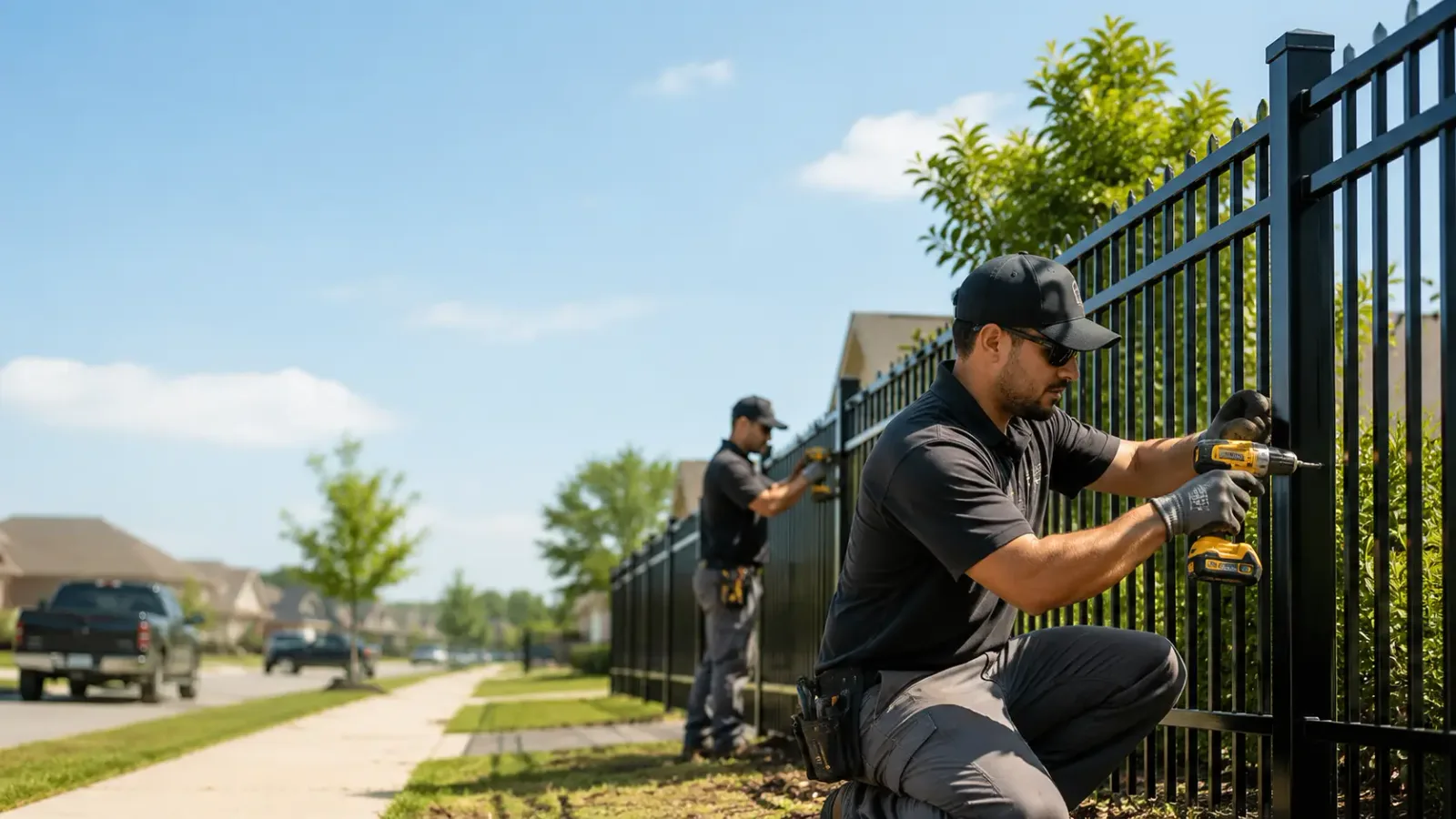 Metal Fence Installation in Frisco, NC